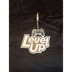 Wooden Level Up Hanging Ornament For Gamers‎